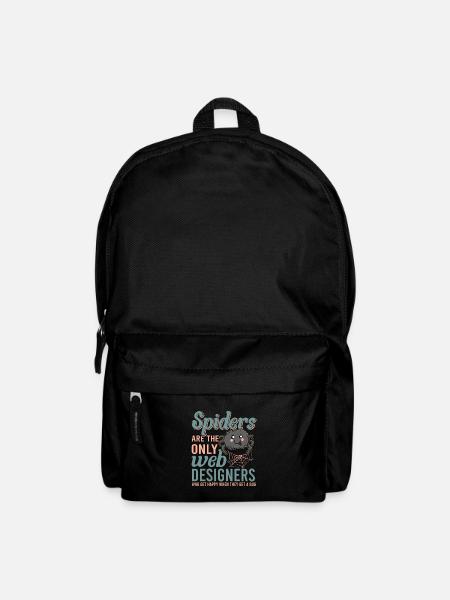 Vogelspinne Tarantula Terraristik Amphibie Spinne - Rucksack - Schwarz