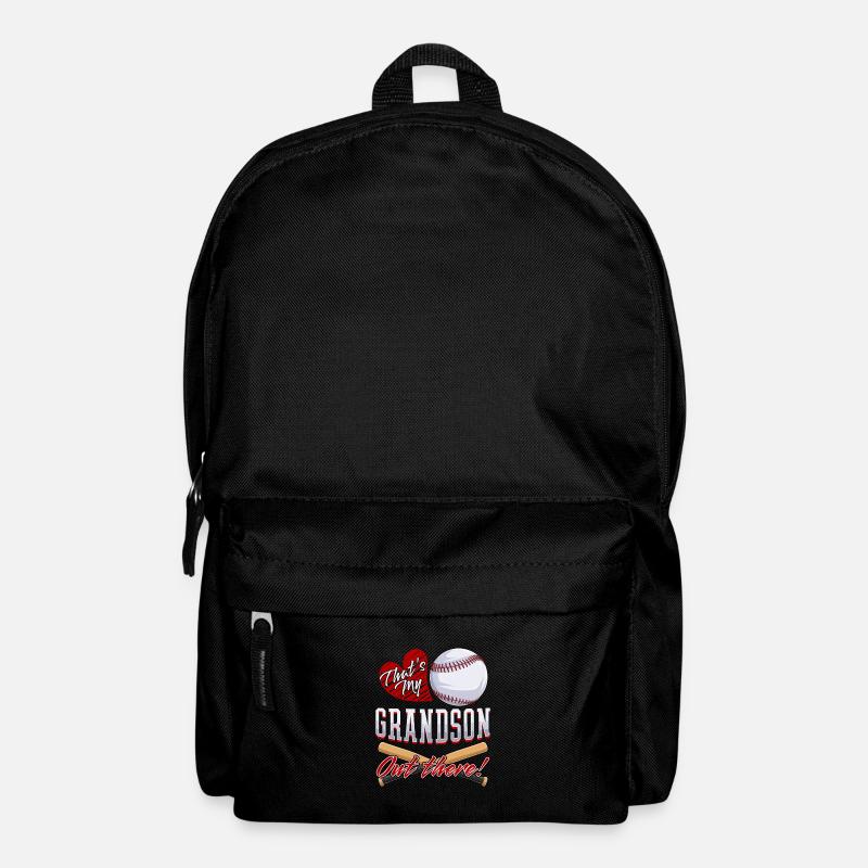 Großvater "Das Ist Mein Enkel Da Draußen" Baseball - Rucksack - Schwarz