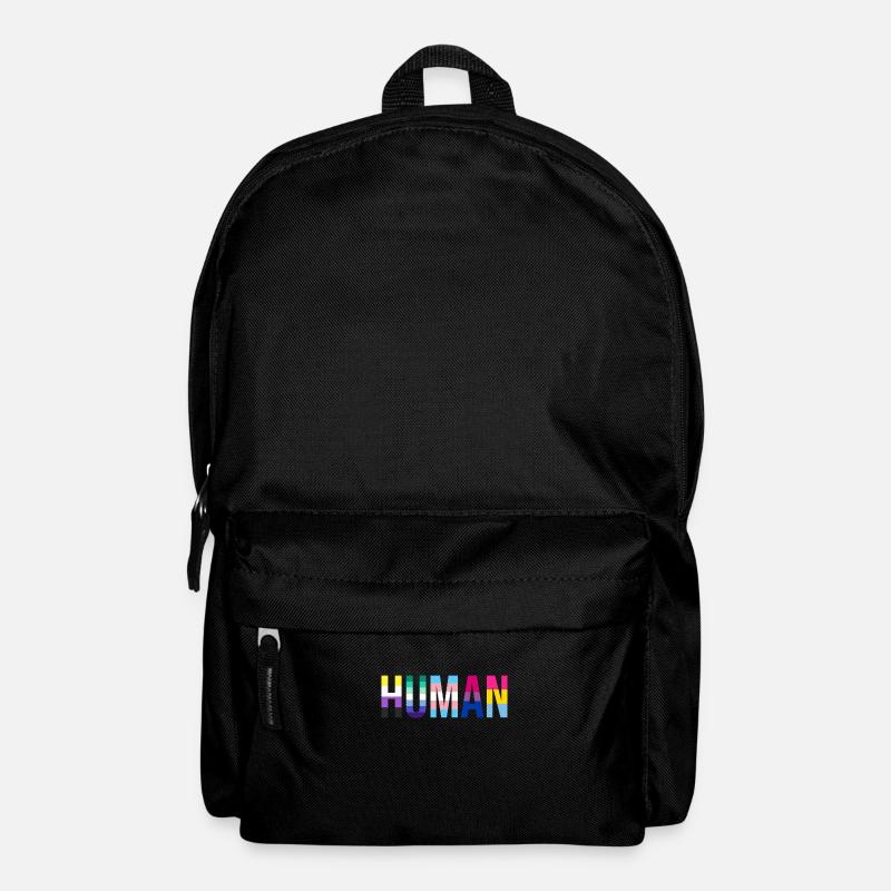 Gender Lesben, Schwule, Trans, Queer Regenbogen - Rucksack - Schwarz