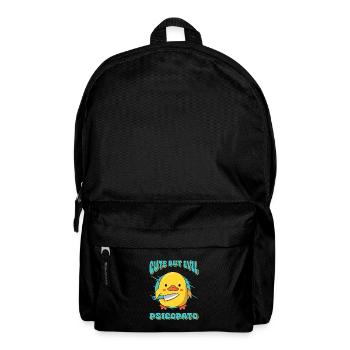 SÜSS ABER BÖSE: PSYCHOPAT Halloween Creepy Horror - Rucksack - Schwarz - Vorne