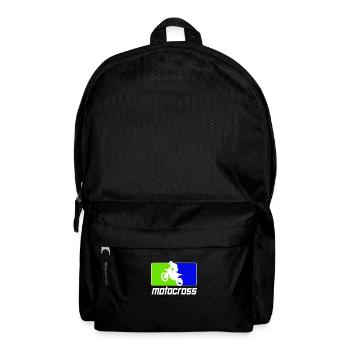 Motocross Enduro Motorcycle Supermoto Motorbike - Backpack - black - Front
