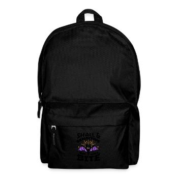 Bat Halloween Small Sensitive But Will Bite - Backpack - black - Front