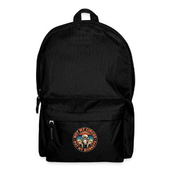 Pas mon cirque, pas mes singes ! - Sac à dos - noir - Devant