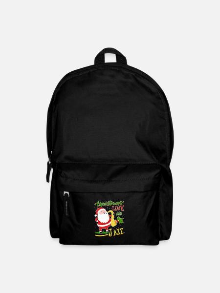 Christmas, Love & Jazz, Perfekt für Musikfans - Rucksack - Schwarz
