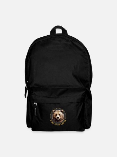 Grizzlybär Kodiakbär Braunbär komme in den Norden - Rucksack - Schwarz