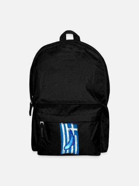 Griechenland Magische griechische Flagge - Rucksack - Schwarz