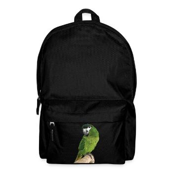 Der edle Ara - Rucksack - Schwarz - Vorne