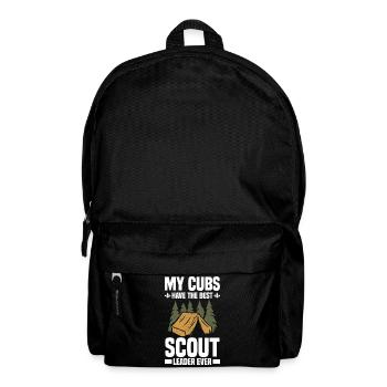 Pfadfinderleiter | Pfadfinder Scouting Geschenk - Rucksack - Schwarz - Vorne