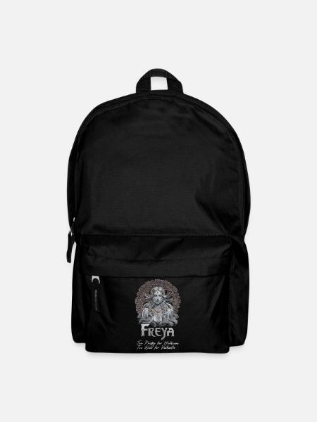 Wikinger mythische nordische Göttin Freya Kunst - Rucksack - Schwarz