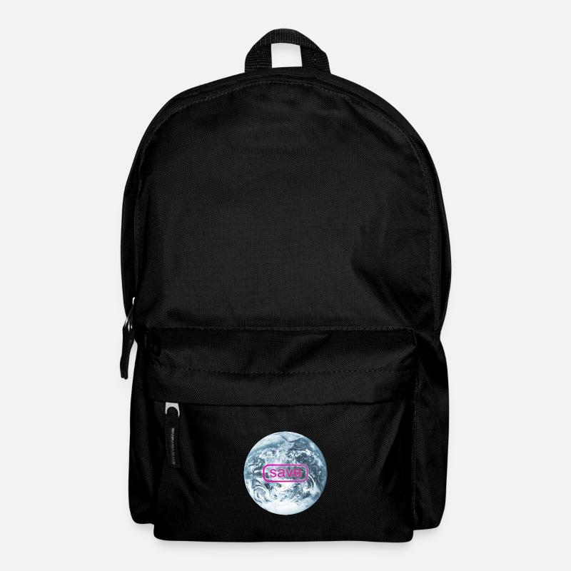 Save our only planet earth - Backpack - black