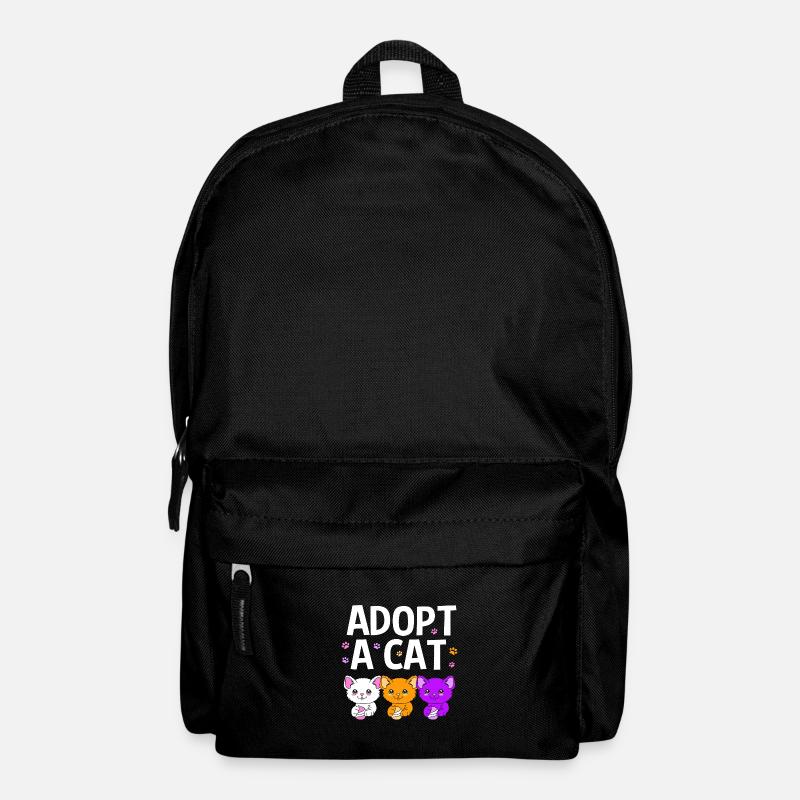 Katzenrettung Tierrechte Tierrettung Tierheim - Rucksack - Schwarz