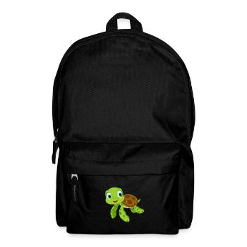 Baby Wasser Schildkröte - Rucksack - Schwarz - Vorne