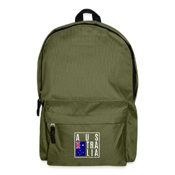 Australien - Rucksack - Olivgrün - Vorne