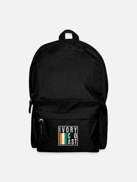 Elfenbeinküste - Rucksack - Schwarz