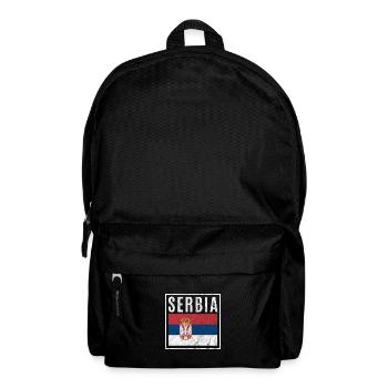 Serbie - Sac à dos - noir - Devant