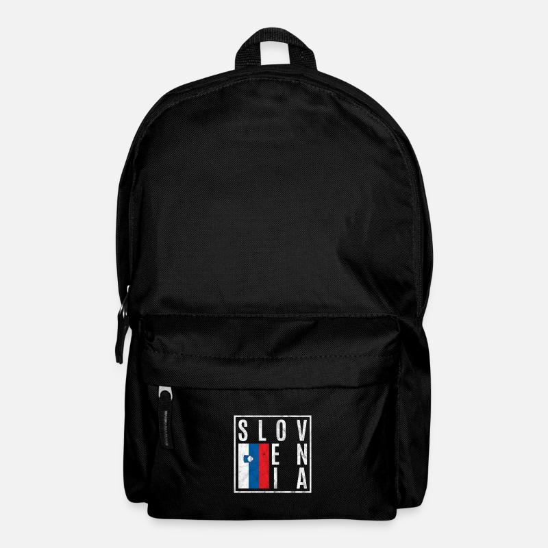 Slowenien - Rucksack - Schwarz