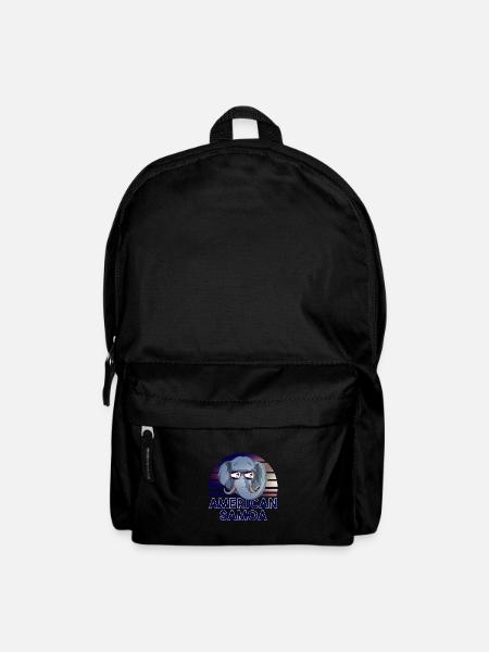 Amerikanisch-Samoa - Rucksack - Schwarz