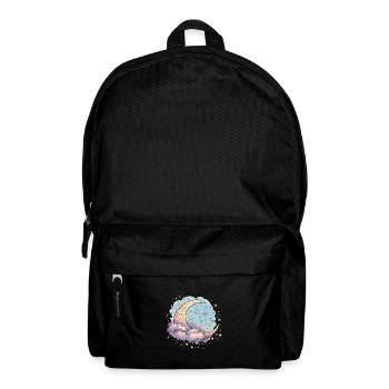 Himmlischer Mond Raum Sternenhimmel Nacht Himmel - Rucksack - Schwarz - Vorne