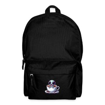 Alien Kaffeeliebhaber Koffein Schock - Rucksack - Schwarz - Vorne