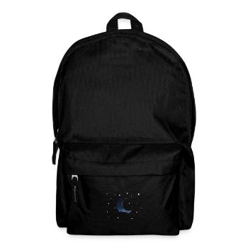 mond und sterne - Rucksack - Schwarz - Vorne