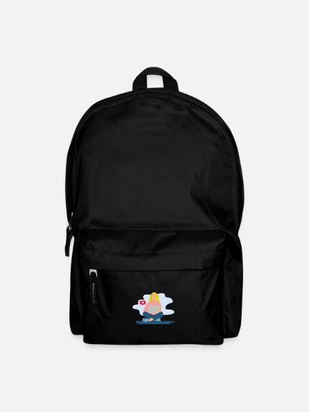 Girls on the laptop - Backpack - black