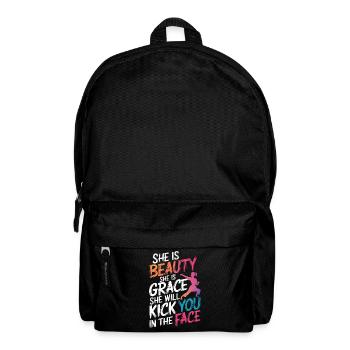 Karaté Karaté Combattant Arts Martiaux - Sac à dos - noir - Devant