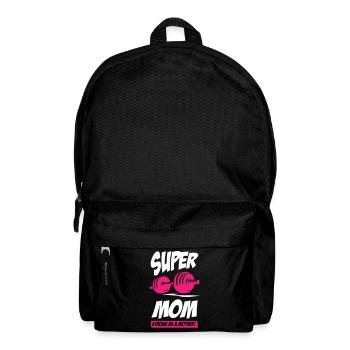 Super Mom Strong As a Mother - Backpack - black - Front