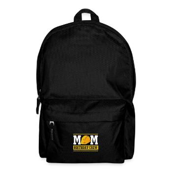 Children's birthday party construction site - Backpack - black - Front