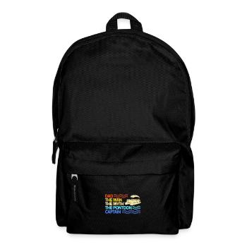 Pontonboot Boot Boote - Rucksack - Schwarz - Vorne