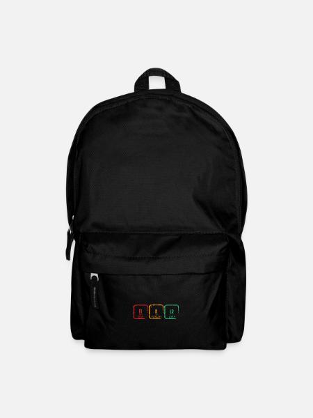 Tableau périodique - Sac à dos - noir