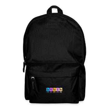 Geocaching Geocache Geocacher Periodensystem - Rucksack - Schwarz - Vorne