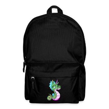 Cheval de mer doux Licorne Hippocampe Idée cadeau - Sac à dos - noir - Devant