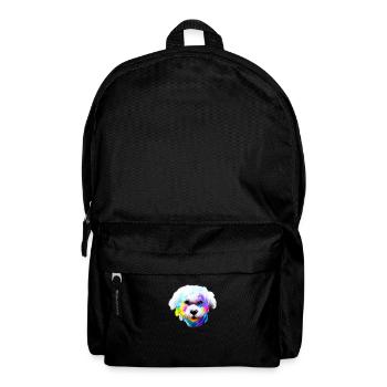 Bichon Frisé Design in Farbe - Rucksack - Schwarz - Vorne