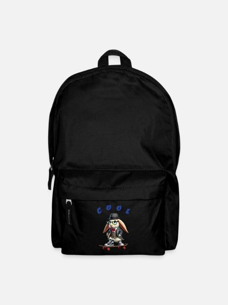 Cool rabbit - Rucksack - Schwarz