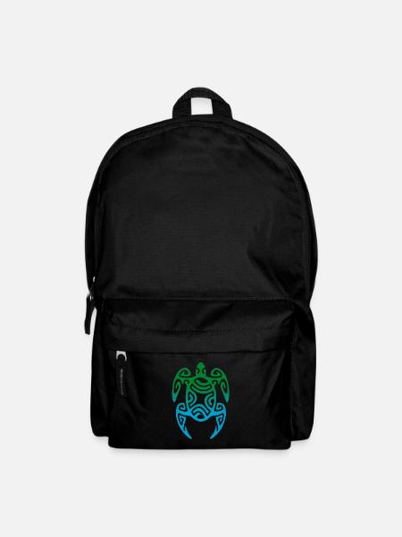 TORTUE (TAHITI) - collection tribale - Sac à dos - noir