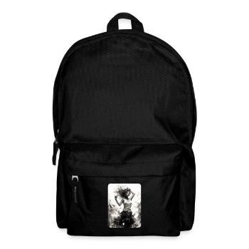 femme dansante détachée et libre - Sac à dos - noir - Devant