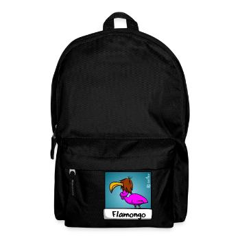 Was Ist Pink Und Behindert - Premium Edition - Rucksack - Schwarz - Vorne