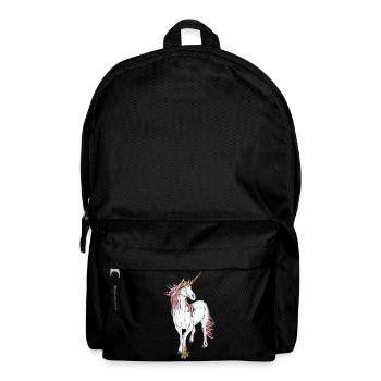 Pegasus, horse, flying horse, horse with wings - Backpack - black - Front
