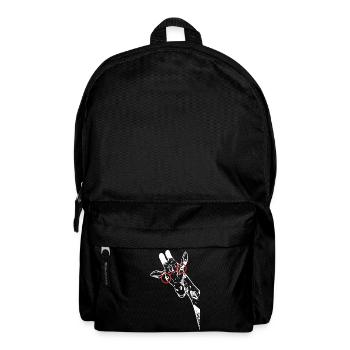 Nerd Giraffe mit Brille - Rucksack - Schwarz - Vorne