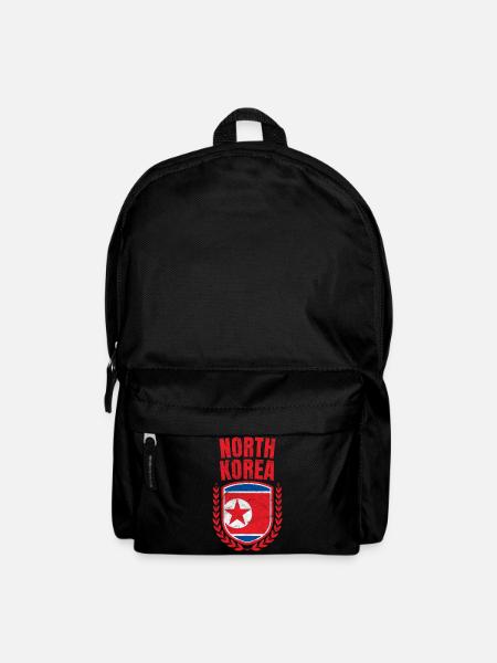 Nordkorea - Rucksack - Schwarz