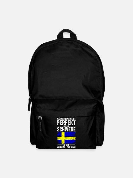 Skandinavien Schweden Schwede Schwedisch - Rucksack - Schwarz
