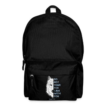 Religiöses Zitat - Rucksack - Schwarz - Vorne