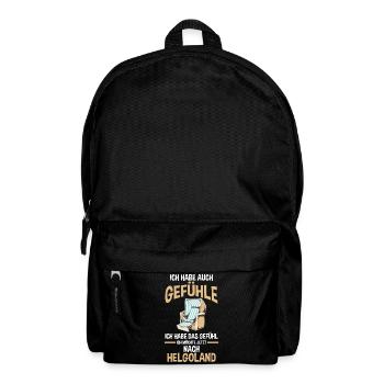 Nordsee Helgoland - Rucksack - Schwarz - Vorne