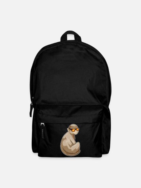 Affe Sonnenbrille - Rucksack - Schwarz