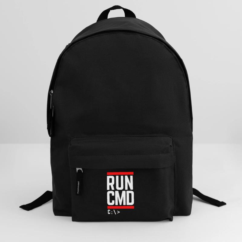 Run CMD Lustiger Spruch Informatik Nerd Code Rucksack