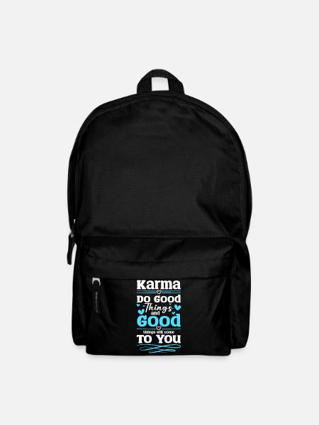 Schicksal Positiv Leben - Rucksack - Schwarz