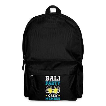 Équipage de la fête à Bali - Sac à dos - noir - Devant
