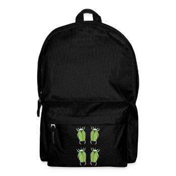 insecte vert - Sac à dos - noir - Devant