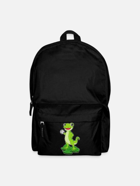 Gecko Handballspieler Handball - Rucksack - Schwarz