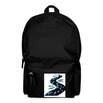 Farbspiel - Rucksack - Schwarz - Vorne